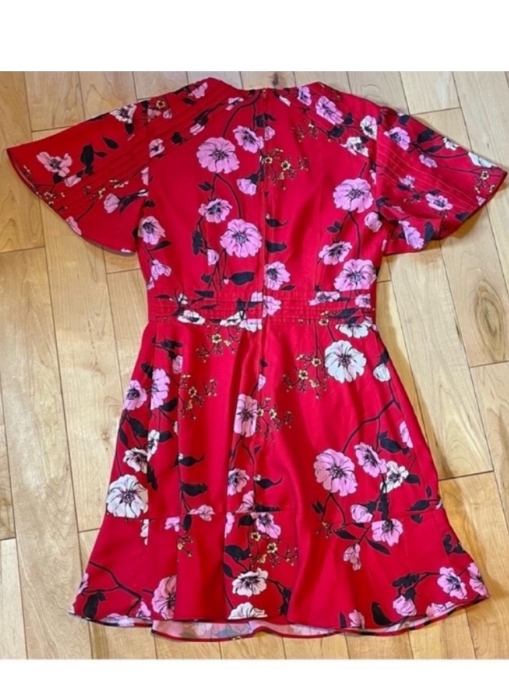 Keepsake The Label Red Ploral Darkness Mini Dress size extra small - Picture 5 of 11